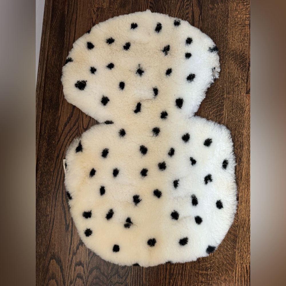 Binibamba Universal Winter Baby Stroller Liner Bunting Natural Dalmatian Print